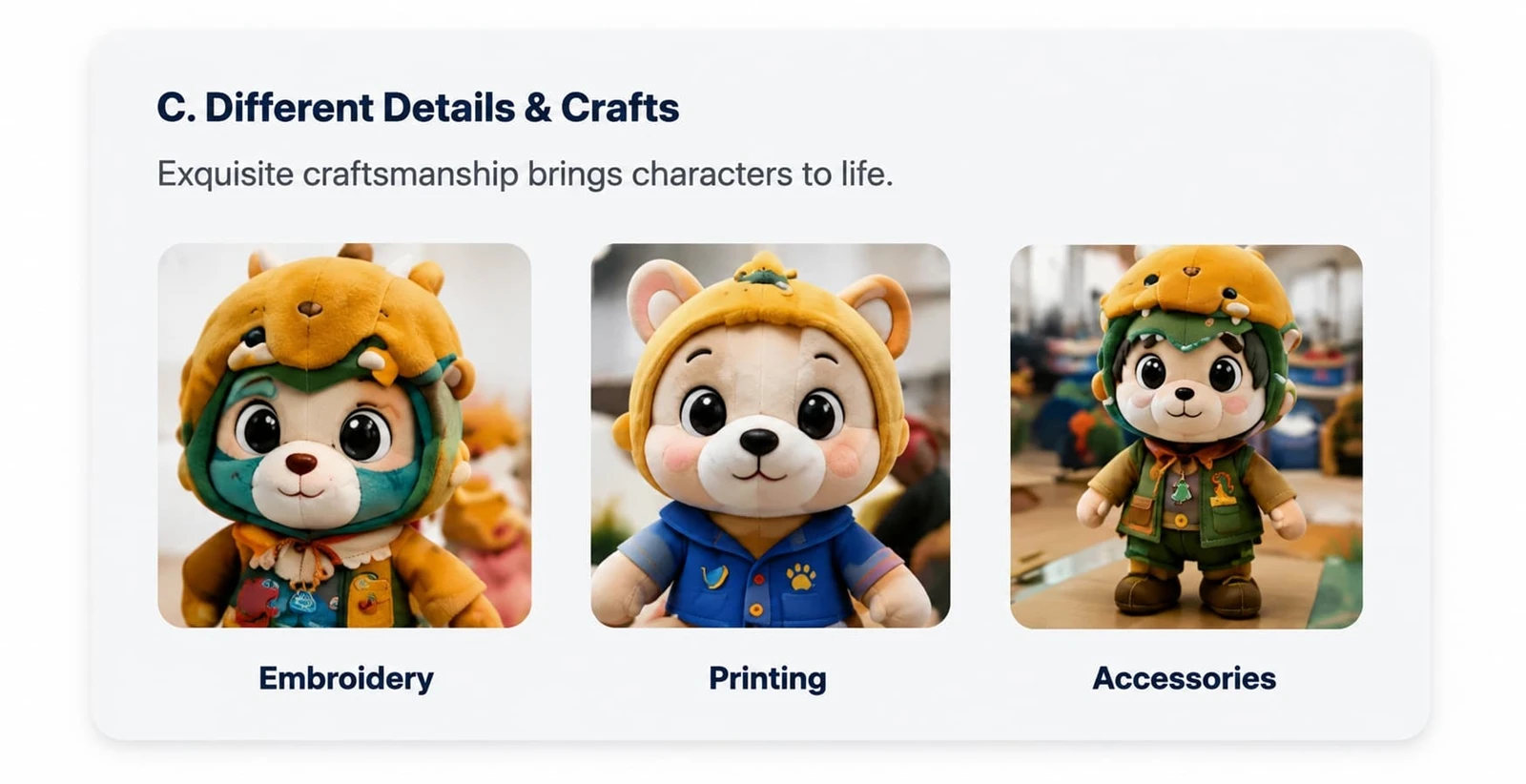 Different Character Details Different Character Details